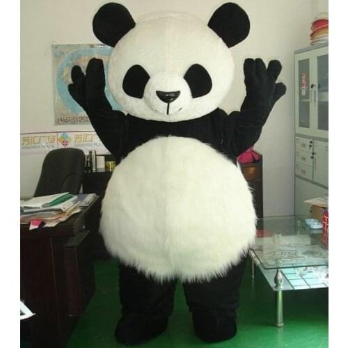 Panda Mascot Costume Cosplay Furry Suits Party Game Fursuit Cartoon Dress Outfits Carnival Halloween Xmas Easter Advertising