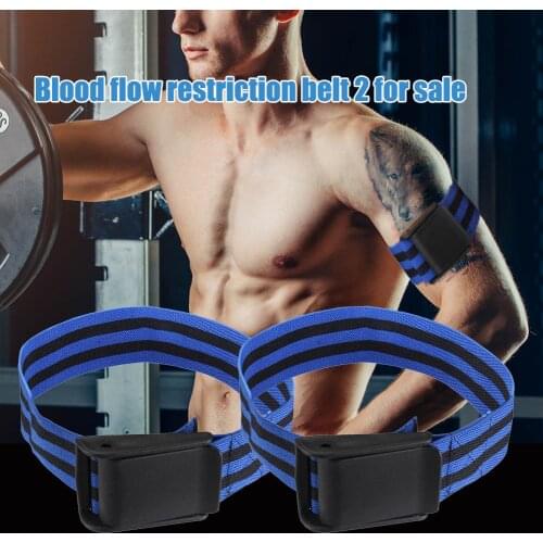 Hot 2Pcs Blood Flow Restriction Bands Belt Strap Occlusion Tourniquet Biceps Training sy998