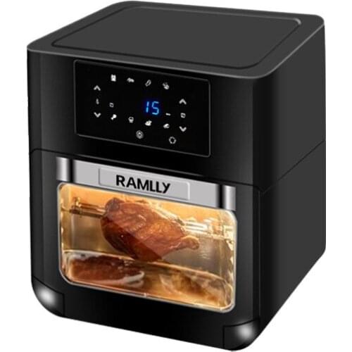 12L oil-free smart fryer home cooking micro-cyclone 360°baking touch screen multi-function air fryer electric oven gift SP0202