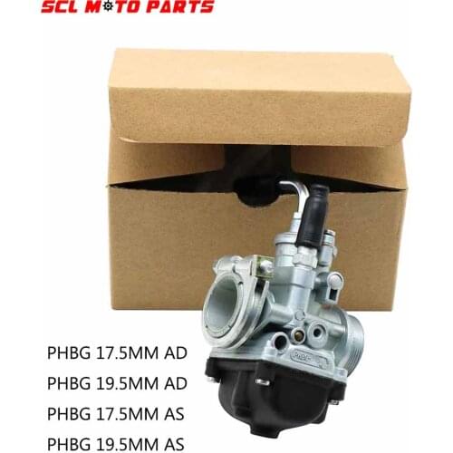 ALconstar-Dellorto PHBG 17.5mm AS/AD19.5mm AS/AD Motorcycle Carburetor For Zuma Puch Scooter Moped Motorcross 4 Stroke 50cc-80cc