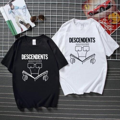 Descendents Everything Sucks Unisex T Shirt Top Fashion Streetwear Camisetas High Quality Cotton Short Sleeve Tshirt men