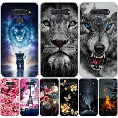 Soft TPU Cases For LG Q60 Case Luxury TPU Silicone Phone Back Cover for LG K50 Q 60 Fundas Coque Full Protective Bumper Coque