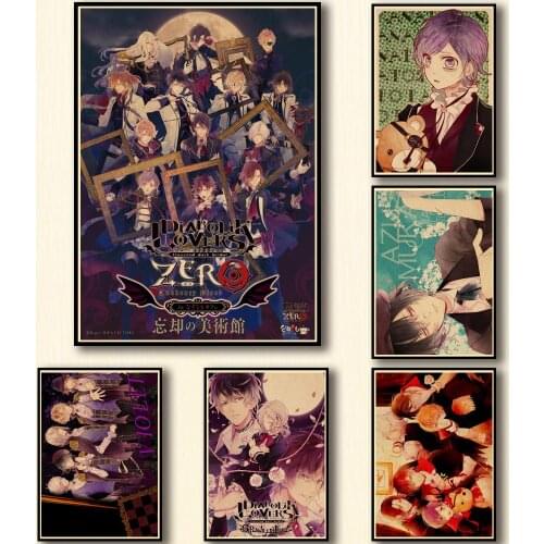 5D DIY Diamond Embroidery Anime Diabolik Lovers Needlework Diamond Painting Mosaic Kits Cross Stitch Handmade Home Decor Gift