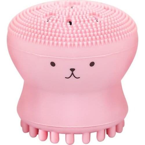 New Deep Face Cleaner Cute Animal Octopus Silicone Cleaning Brush Exfoliating Facial Skin Care Makeup Health Kitchen Accessories