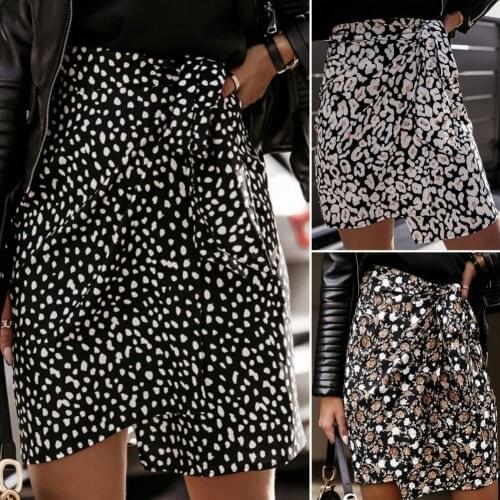 Slim Women Dot Floral Print A-line Skirt for School Women Skirt Slim Women Dot Floral Print A-line Skirt for School