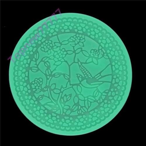 Food Grade Silicone Fondant Lace Model Cake Decorator Embossing Edible Sugar Lace Mat 1973