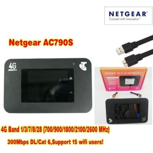 Unlocked Aircard AC790s 4G Mobile Hotspot Sierra Wireless LTE CAT6 300M Portable WiFi Router 4G modem AC790S free gift