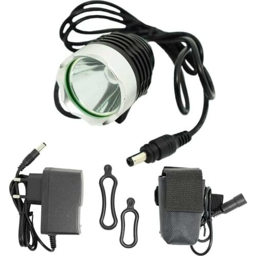 XM-L T6 LED Cycling Bicycle Light Front Headlight Waterproof 1800lm Bike Head Lamp Flashlight 8.4V 18650 Battery Pack + Headband