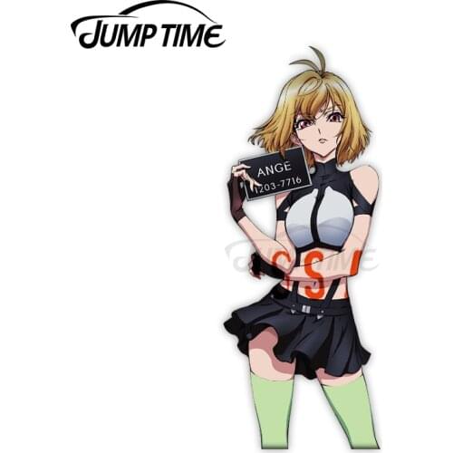 Jump Time Cross Ange Angelise Ikaruga Misurugi 5.3 Anime Sexy Girl Vinyl Decal Waifu Car sticker