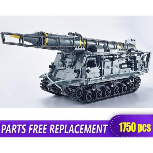 Xingbao 06005 1750Pcs Military Series The 8U218 TEL 8K11 Set Building Blocks Bricks Children Educational Boy`s Toys Model Gifts