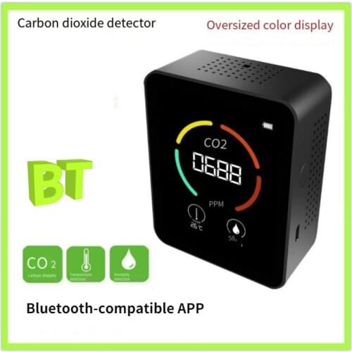 3 In 1 CO2 Meter Digital Temperature Humidity Sensor Tester Bluetooth-compatible APP Air Quality Monitor Carbon Dioxide Detector
