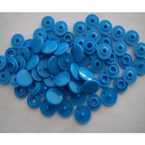 Free shipping 20 sets T3(10.7mm) KAM B8 snap button for sewing baby color plastic fastener snap button bright blue color