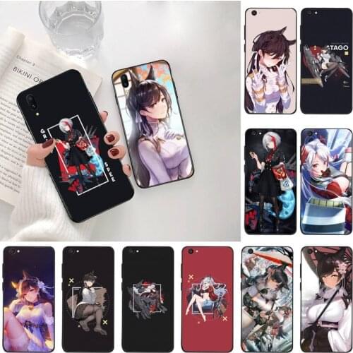 CUTEWANAN Atago Azur Lane anime Newly Arrived Black Cell Phone Case For Vivo Y91c Y17 Y51 Y67 Y55 Y93 Y81S Y19 V17 vivos5