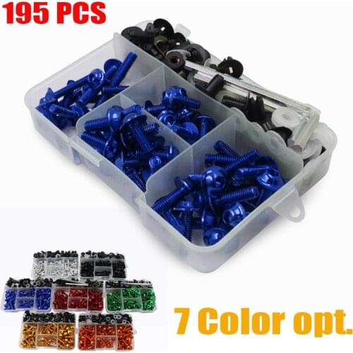 For YAMAHA YZF R1 R1M R15 R25 R3 R6 R125 R15 R25 MT-07 MT-09 MT-10 FZ6 FZ8 Motorcycle CNC Full Fairing Bolt Kits Bodywork Screws