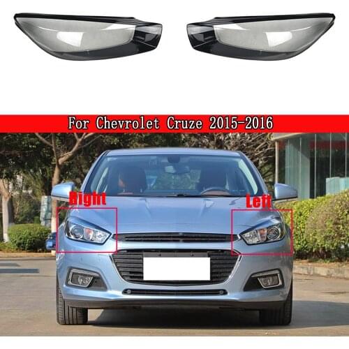 Headlamps Cover Lens Car Front Headlight Glass Transparent Lampshade Lampcover Bright Shell For Chevrolet Cruze 2015 2016