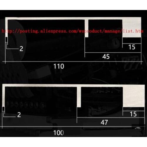 2pcs Piano tuning maintenance tool for measuring tripping distance, return distance, striking distance meter
