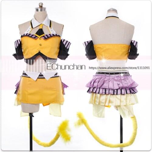 CINDERELLA GIRLS Rika Jyougasaki Cosplay Costume Custom made any size