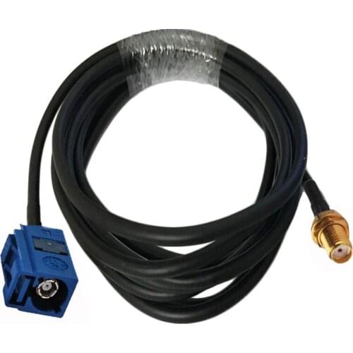 LMR195 Fakra C Female to SMA Female RF GPS Antenna Coaxial Extension Jumper Cable 50ohm 1m 3m 5m 10m 15m 20m 30m
