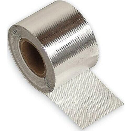 50mm Tape Auto Heat Shield Parts Replacement Silver Wrap Barrier Glass fiber