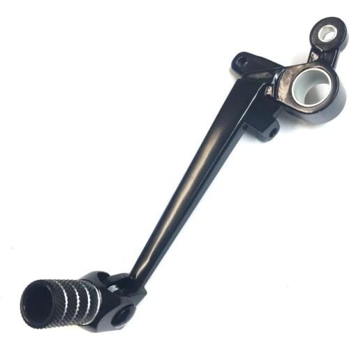 Aftermarket free shipping Motorcycle Black High Tensile Strength Aluminum Foldable Rear Brake Pedal Foot Lever black For Honda