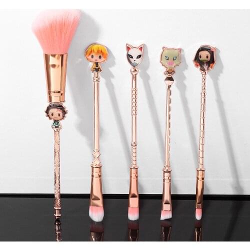 Japan Anime Demon Slayer Kimetsu no Yaiba Makeup Brush Anime Peripheral Stove Door Nezuko Cosplay Charcoal Zhilangriman Style