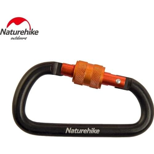 Naturehike 8cm Mini Carabiners Locking Screw Gate Mini Carabiner Clips for Keychain, Camping, Hiking, Backpacking and Fishing