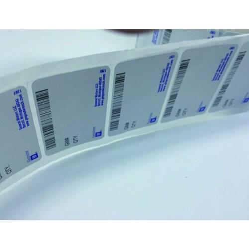 Customized Full color printing frozen food laminated paper sticker