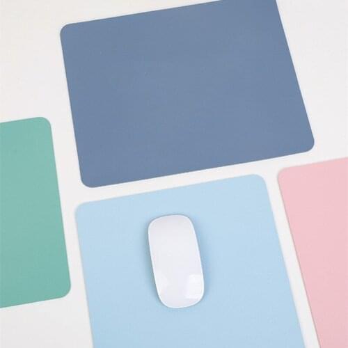 New Arrival Universal Anti-slip Mouse Pad Leather Gaming Mice Mat New Desk Cushion Fashion Comfortable For Laptop PC MacBook