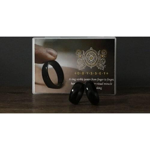 Odyssey by Calen Morelli (Gimmick+online instruct) Close Up Magic Tricks,Street Magic,Illusion,Mentalism,Magician Ring Jumping