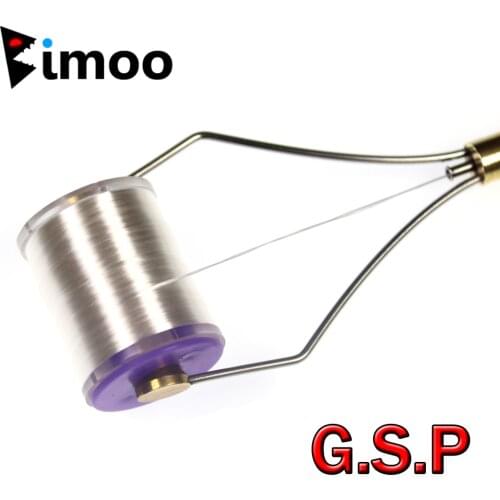 Bimoo 75D 200D GSP Fly Tying PolyethyleneThread High Quality Strong Tying Thread for Large Saltwater Pike Salmon Fly Black White