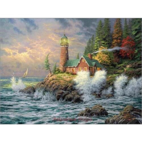 Needlework for embroidery by Ankicoleman DIY DMC High Quality - Counted Cross Stitch Kit 14 ct Oil painting - Courage