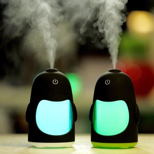 New LED USB Humidifier Mini Aroma Diffuser Air Humidifiers with Aroma Lamp Aromatherapy Diffuser Mist Maker with LED Light 150ML