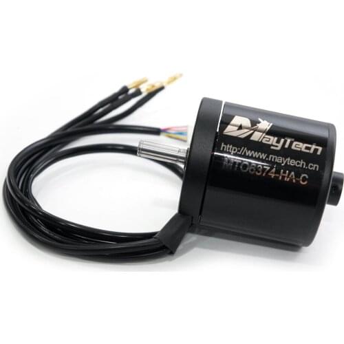In Stock! Maytech 8mm Shaft BLDC Outrunner Motor 6374 170KV Electric longboard E-bike Belt-Driven Motor Robots Combat