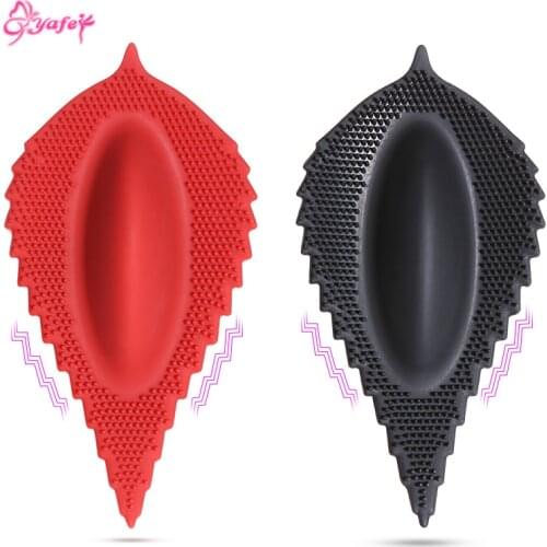 Leaf Type Wearable Panty Vibrator Clitoral Stimulator Invisible Bullet Vibrator Vibrating Panty Female Masturbator Adult Sex Toy