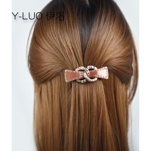 Women Headwear Small Cute Hair Clip Thin Hair Fashion Elegant Barrettes Rhinestone Hair Accessories For Women