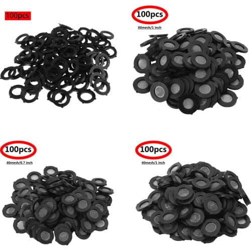 100Pc Garden Hose Washers Rubber O-Ring Seals Self Locking Tabs for 3/4 or 1/2 Inch Garden Shower Hose and Water Faucet Home