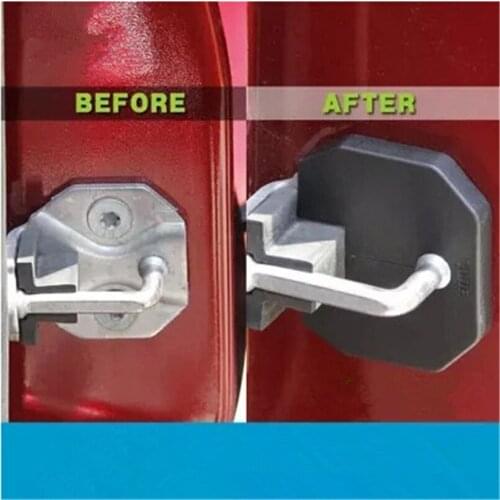 5pcs/set Car Door lock waterproof rust Protector Cover case for Ford Ecosport 2013-2017 car styling Auto Accessories