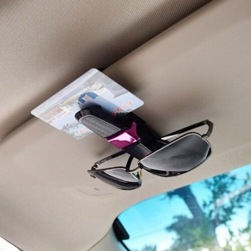 Car Interior Accessories Spectacle Frame Ticket Card Multifunctional Sun Visor