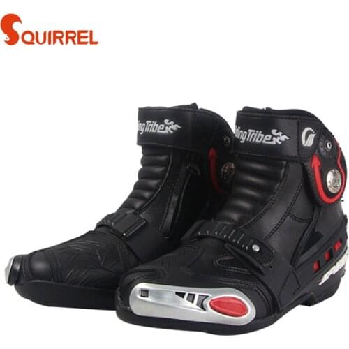 Motorcycle shoes riders riding boots road racing locomotive shoes mens and womens fall proof short boots