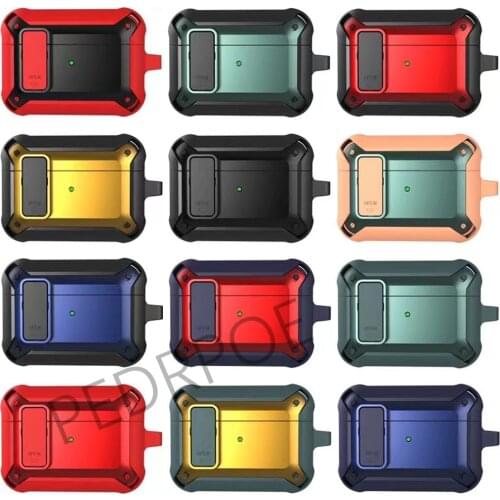 Switch Cover For Airpods pro Case TPU PC Anti-fall Cover For Apple airpods Case 3 2 Accessories Wireless Earphone With Keychain