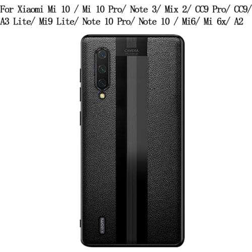Porsche Style for Xiaomi mi 10 cc9 note10 pro Case Luxury Leather for mi a3 mi9 lite 6x a2 mi6 mi5 mix2 Cover Silicone Business