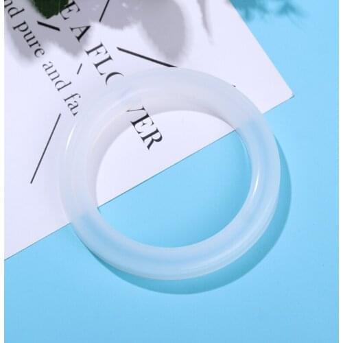 DIY Jewelry Bracelet Silicone Mold Epoxy Resin Round Bracelet Ring Casting Mold Drop Gel Crystal Handicraft 60/70/80/90mm