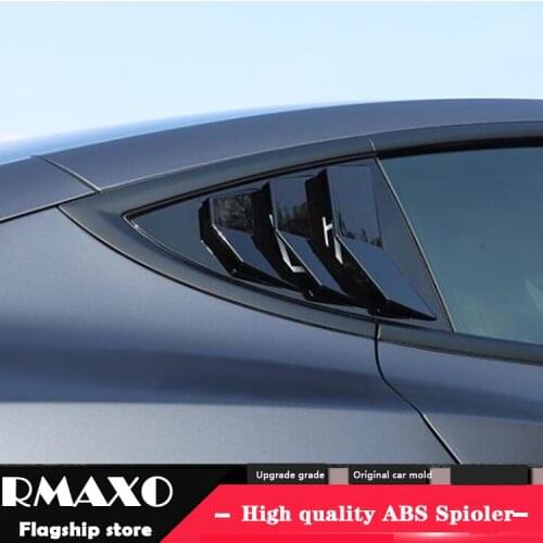 For Tesla Model3 2014-2019 Sedan ABS Rear Door Window shades Louver Frame Window Sill Molding Cover Sticker Trim