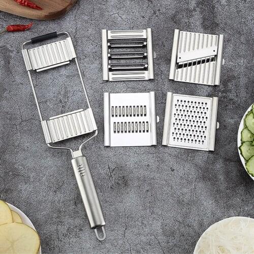 Multifunctional Vegetable Cutter Stainless Steel Chopper Shredders Potato Fruit Peeler Slicer Carrot Grater Kitchen Accessories