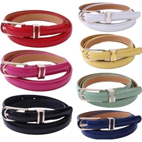 Fashion Womens Vintage Accessories Casual Thin Leisure Leather Belt belts cinturon mujer ceinture femme ремень ремни пояс#L