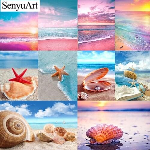 Cross-Stitch Kits Rhinestones Diamont Paintings Landscape Embroidery Mosaic Paint By Numbers Accessories Full Drills Decorations