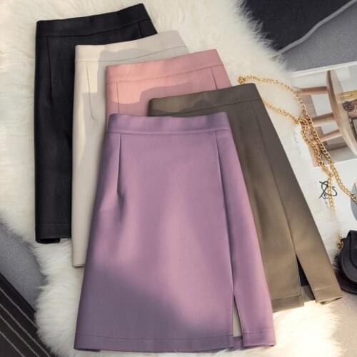 Noritree Women's Leather Skirts