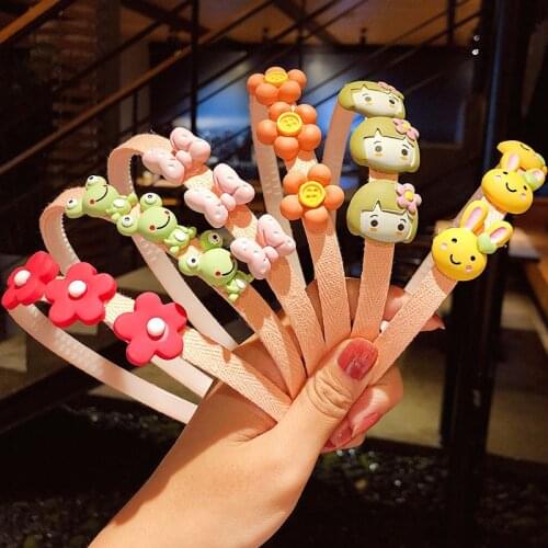 2/3PCS/Set New Girls Cute Cartoon Animal Flower Fruit Hairbands Sweet Hair Ornament Headband Hair Hoop Fashion Hair Accessories