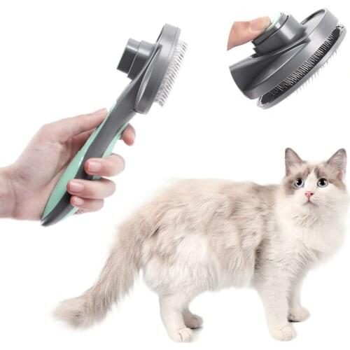 Pet Cat Hair Removal Grooming Comb Dog Puppy Remover Bath Brush Deshedding Tool Cats Rabbit Combs Cleaning Hair Clipper Supplies