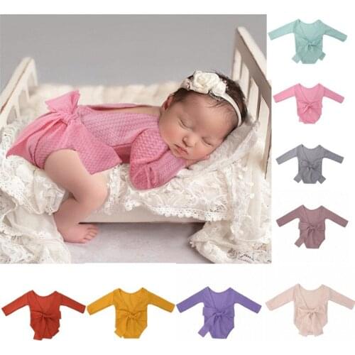 Baby Newborn Photography Props Baby Girl Clothes Set Romper Bodysuits Outfit Photography Clothing